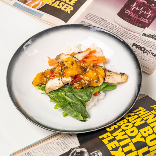 Mango Chili Glaze Barramundi