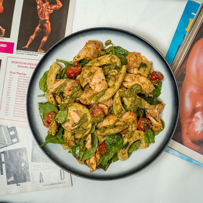 Chicken Pesto Pasta Salad